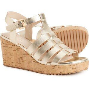 TINA ROSE Sonya Wedge Sandals - Leather (For Women)**New in Original Box